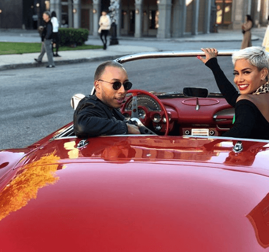Sibley Scoles With Boyfriend IN A Red Car
